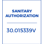 Sanitary authorization RGSEAA 30.015339V